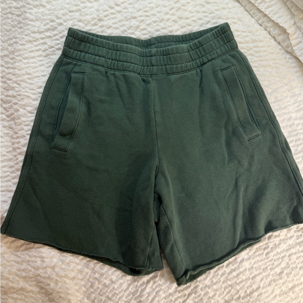 Aerie Forest Green Relaxed Shorts